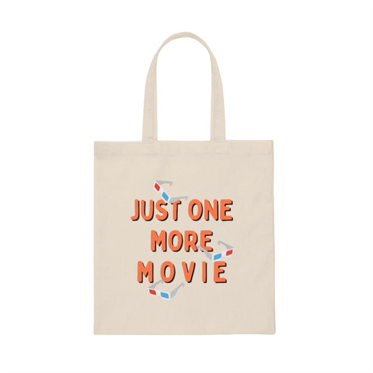 Just One More Movie | Cinephile | Funtime Watch & Wear Tote Bag