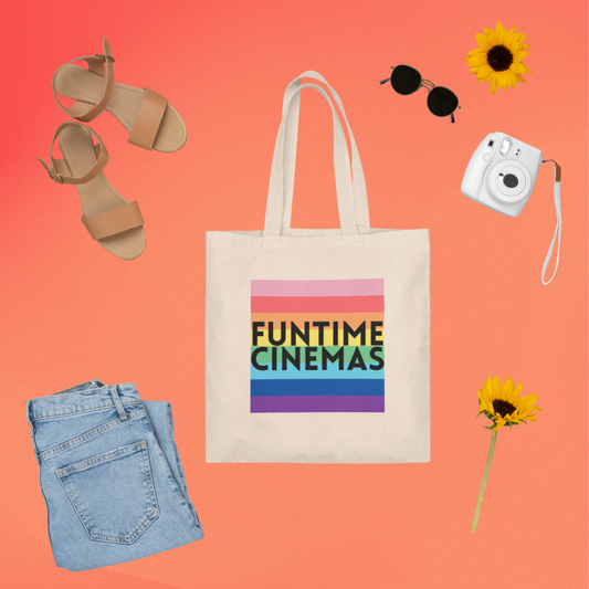 Rainbow Funtime Cinemas | Funtime Watch & Wear Tote Bag
